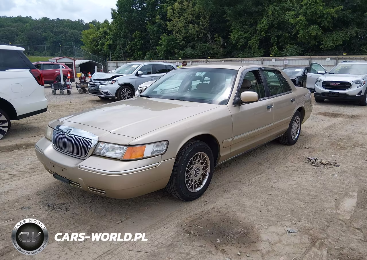 2000 Mercury Grand Marquis Gs VIN:2MEFM74W5YX738989 - 2