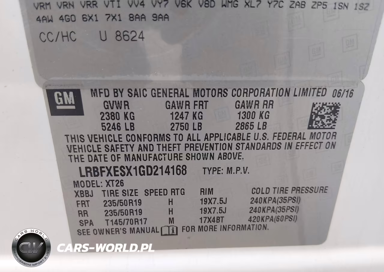 2016 Buick Envision Premium I VIN:LRBFXESX1GD214168 - 9
