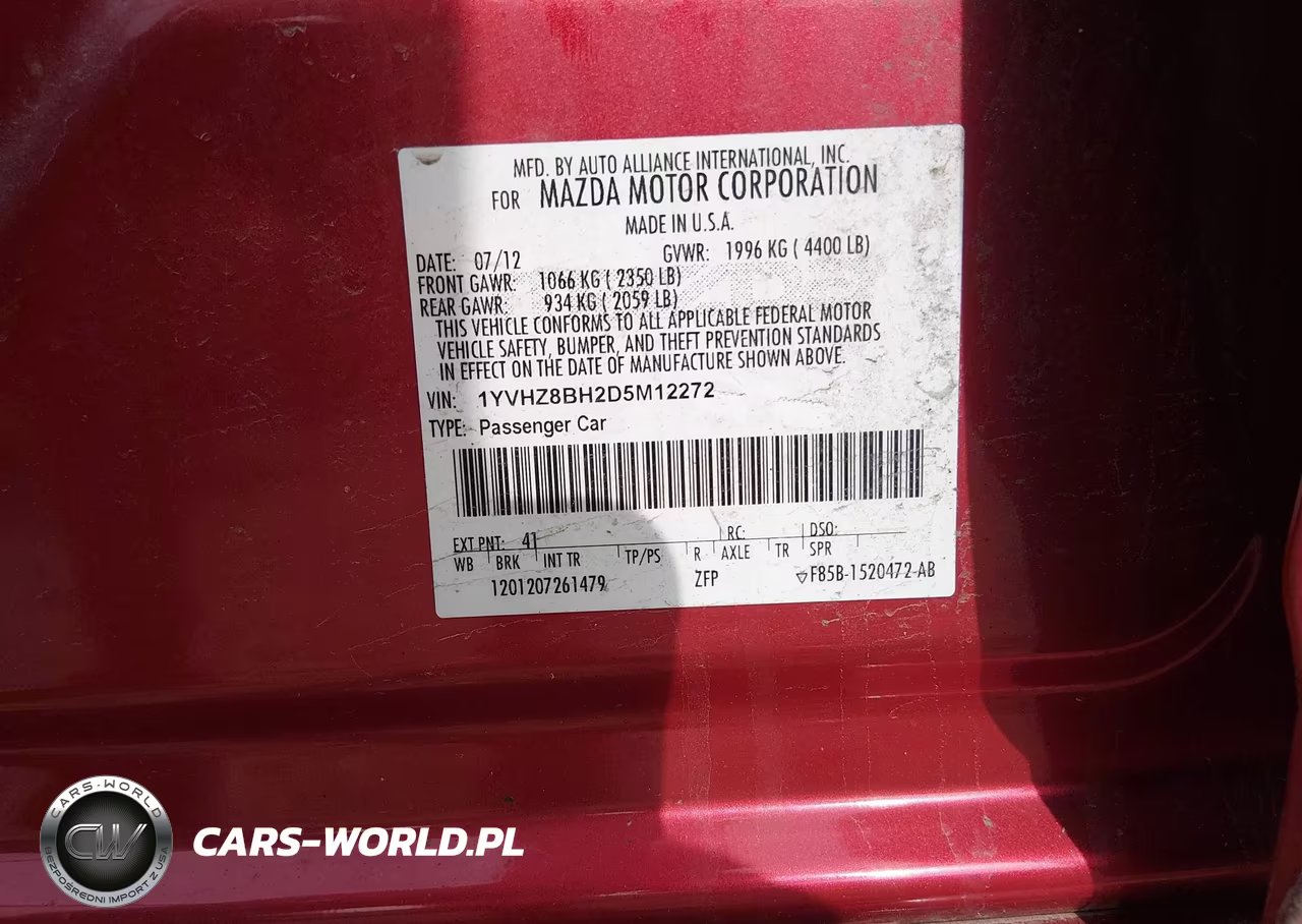 2013 Mazda Mazda6 I Sport VIN:1YVHZ8BH2D5M12272 - 9