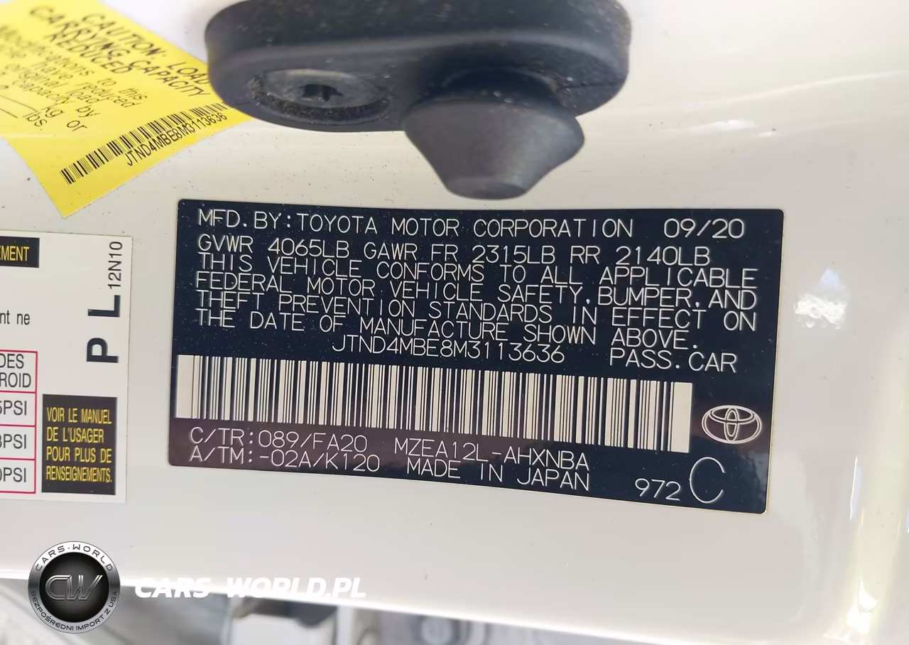 2021 Toyota Corolla Se VIN:JTND4MBE8M3113636 - 9