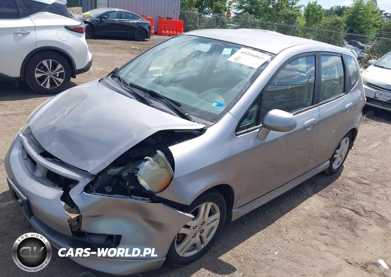 2008 Honda Fit Sport VIN:JHMGD38698S037804 - 2