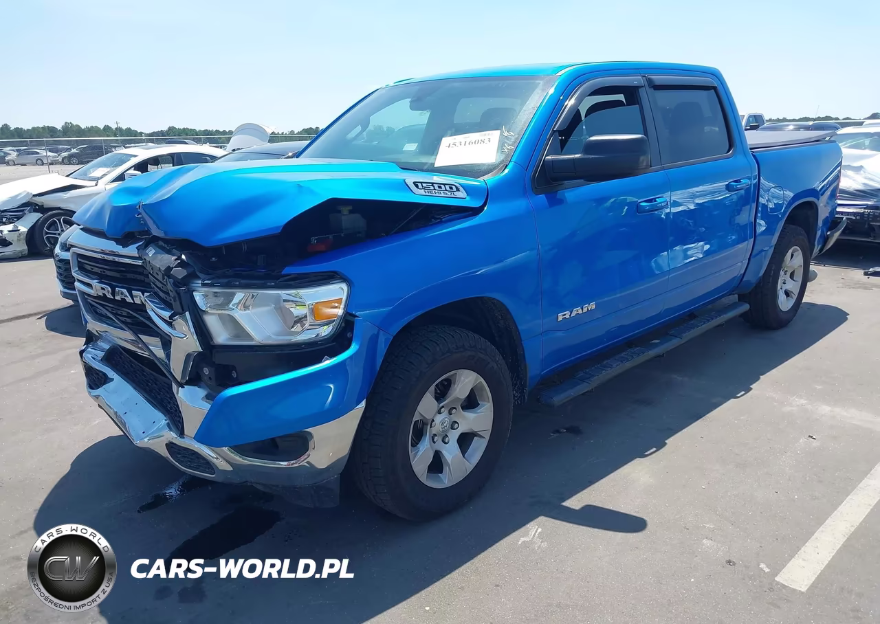 2021 Ram 1500 Big Horn 4X4 5'7 Box VIN:1C6SRFFTXMN520791 - 2