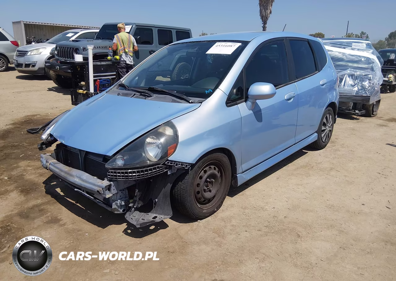 2008 HONDA FIT SPORT VIN:JHMGD38618S046514 - 2
