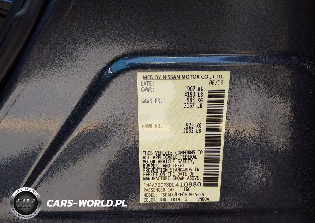 2013 Nissan Leaf Sl VIN:1N4AZ0CP8DC410980 - 9