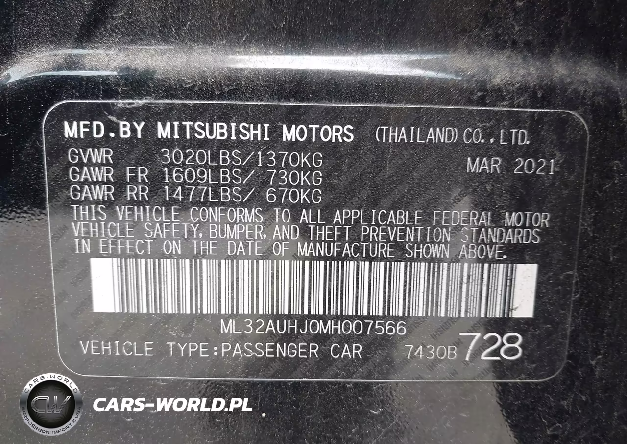 2021 Mitsubishi Mirage Carbonite Edition-Es-Le VIN:ML32AUHJ0MH007566 - 9