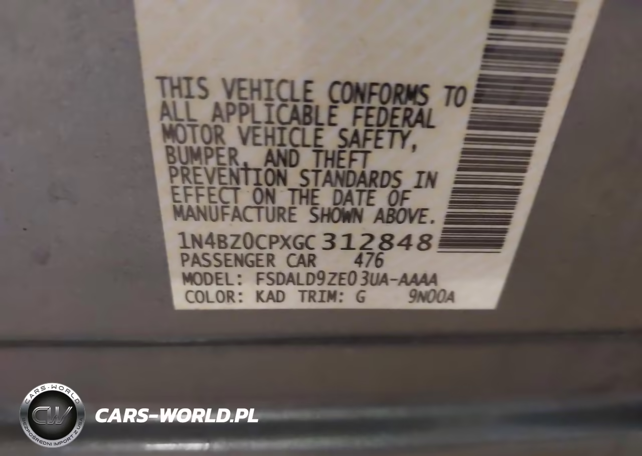 2016 Nissan Leaf S-Sl-Sv VIN:1N4BZ0CPXGC312848 - 9