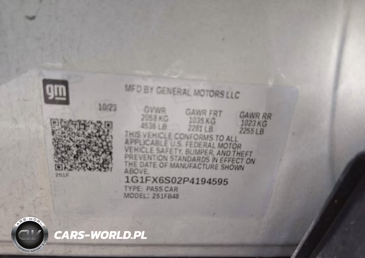2023 Chevrolet Bolt Ev Fwd 2Lt VIN:1G1FX6S02P4194595 - 9