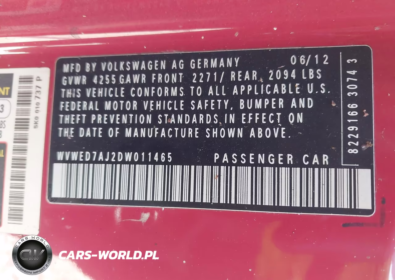 2013 Volkswagen Gti 2-Door VIN:WVWED7AJ2DW011465 - 9