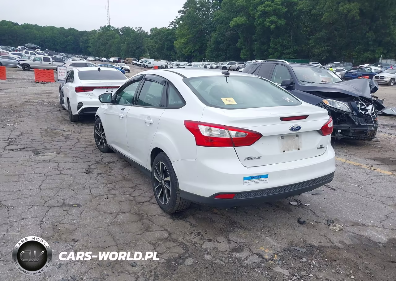 2014 Ford Focus Se VIN:1FADP3F22EL243845 - 3