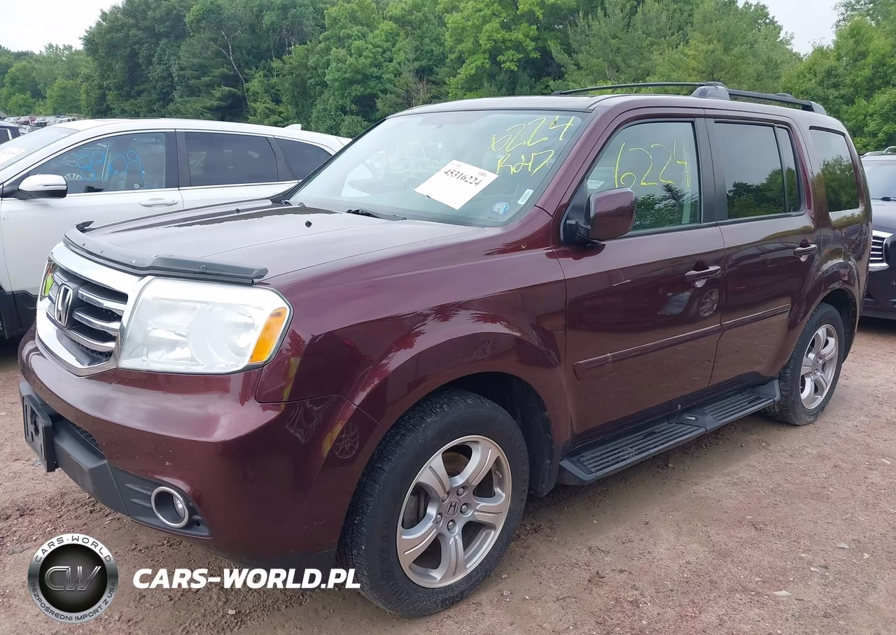 2013 Honda Pilot Ex-L VIN:5FNYF4H62DB033462 - 2