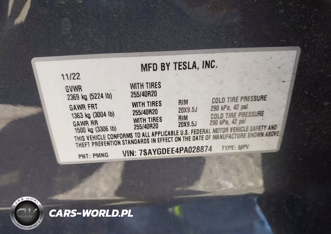 2023 Tesla Model Y Awd-Long Range Dual Motor All-Wheel Drive VIN:7SAYGDEE4PA028874 - 9