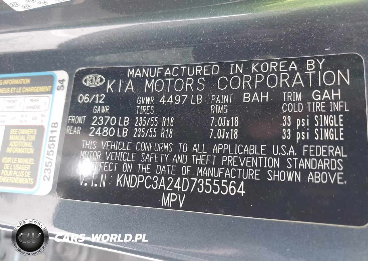 2013 Kia Sportage Ex VIN:KNDPC3A24D7355564 - 9