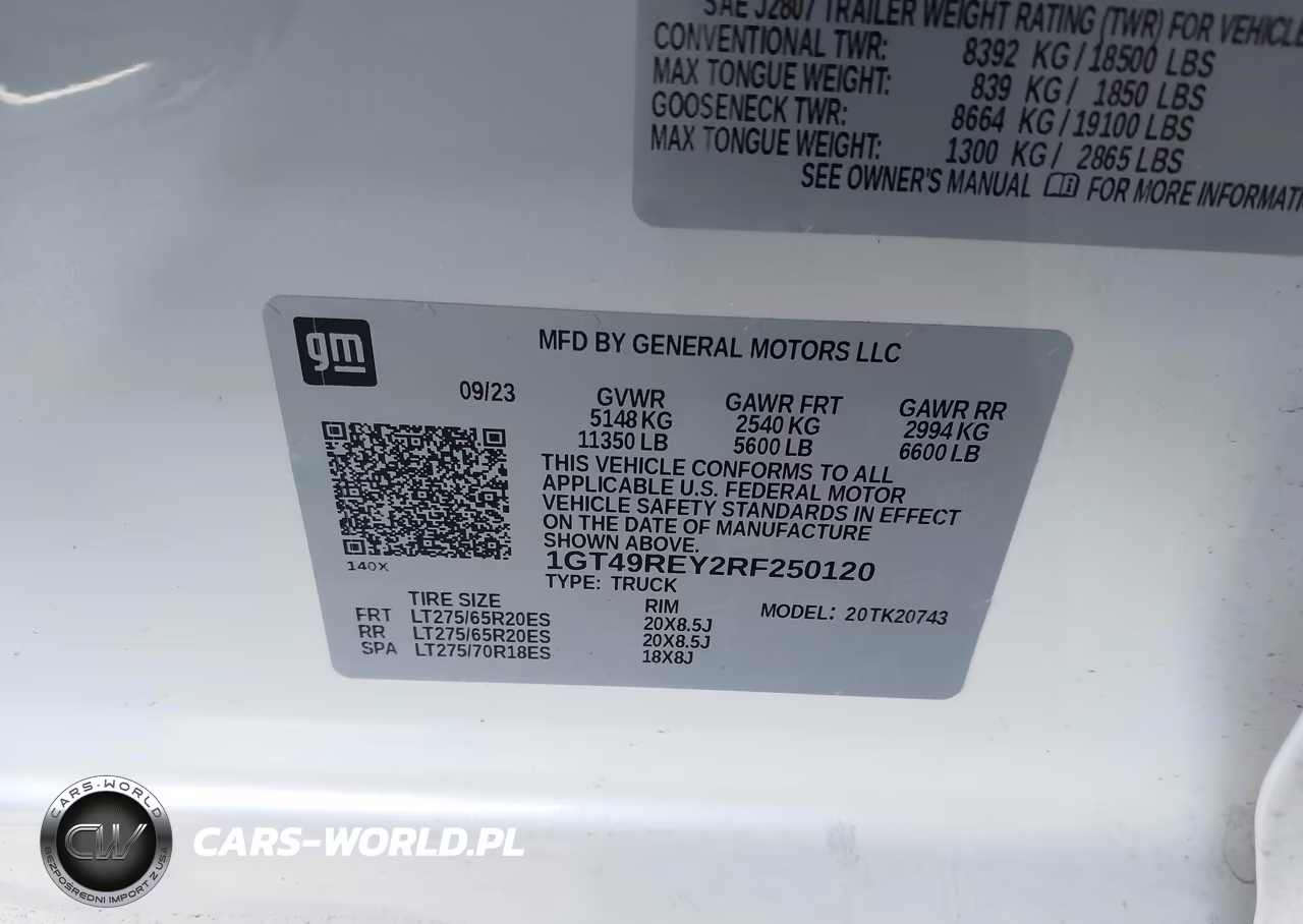 2024 GMC Sierra 2500Hd 4Wd Standard Bed Denali VIN:1GT49REY2RF250120 - 9
