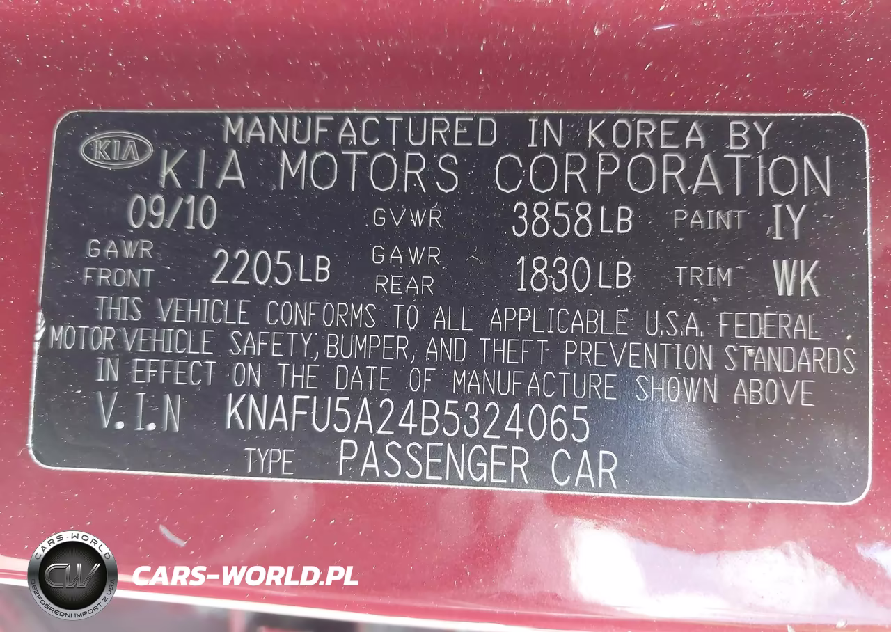 2011 Kia Forte Ex VIN:KNAFU5A24B5324065 - 9