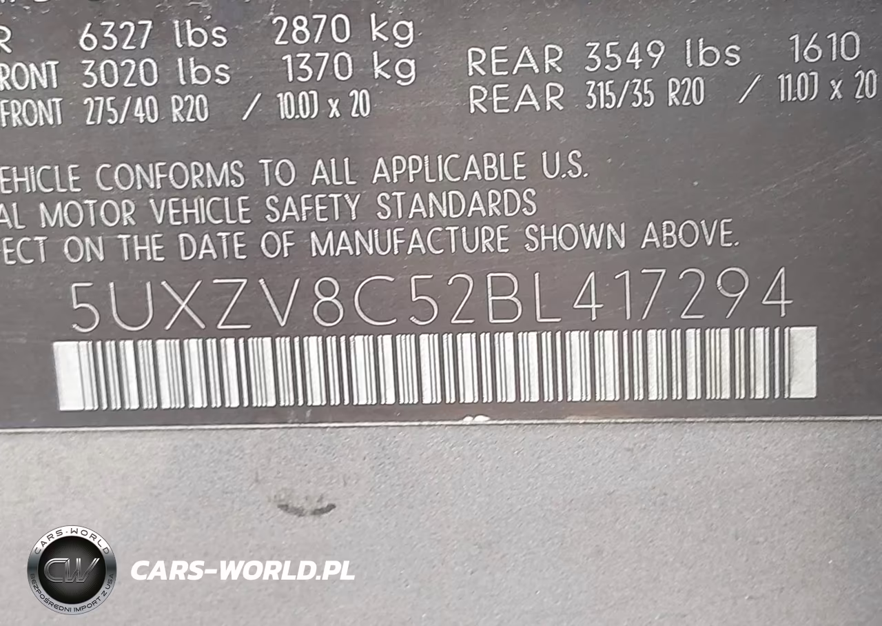2011 BMW X5 xDrive50I VIN:5UXZV8C52BL417294 - 9