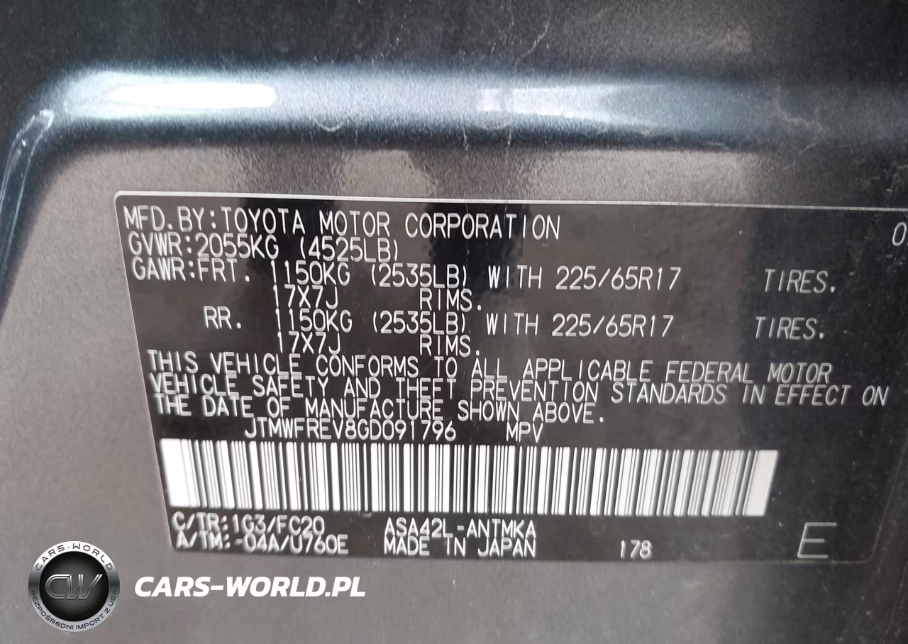 2016 Toyota Rav4 Xle VIN:JTMWFREV8GD091796 - 9