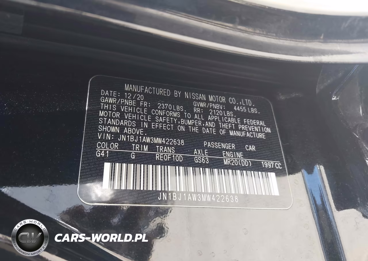 2021 Nissan Rogue Sport S Awd Xtronic Cvt VIN:JN1BJ1AW3MW422638 - 9