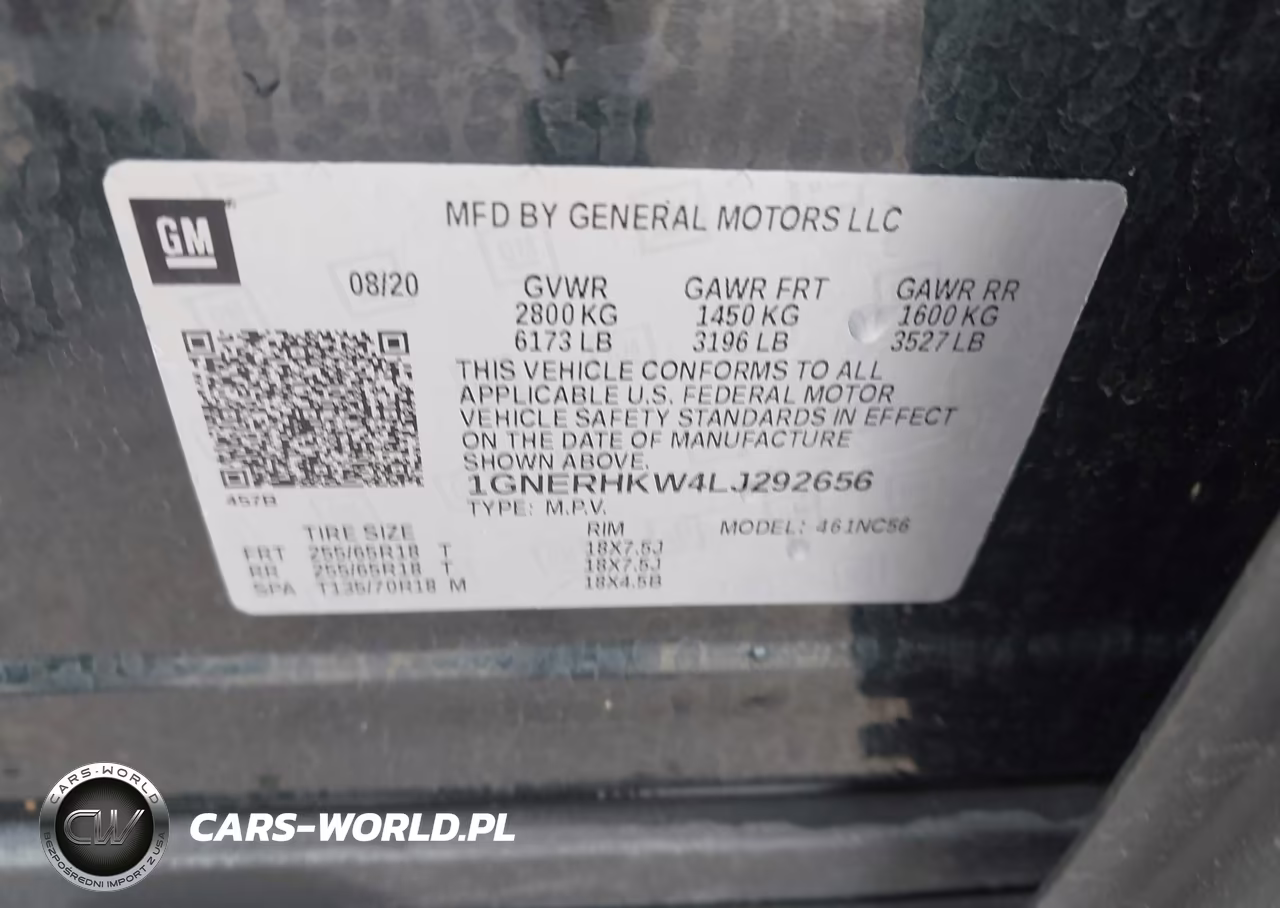 2020 Chevrolet Traverse Fwd Lt Leather VIN:1GNERHKW4LJ292656 - 9