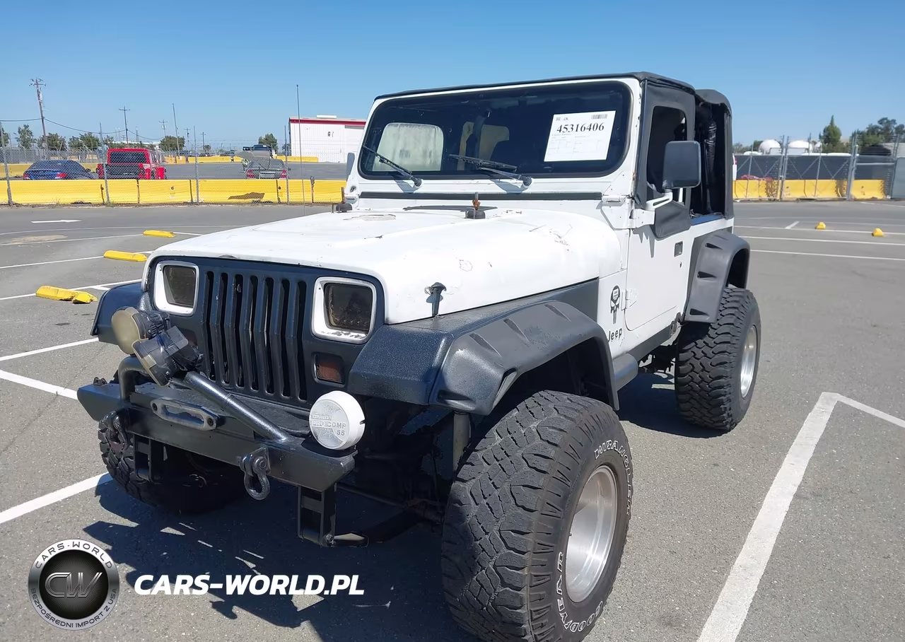 1993 Jeep Wrangler - Yj S VIN:1J4FY19P7PP261792 - 2