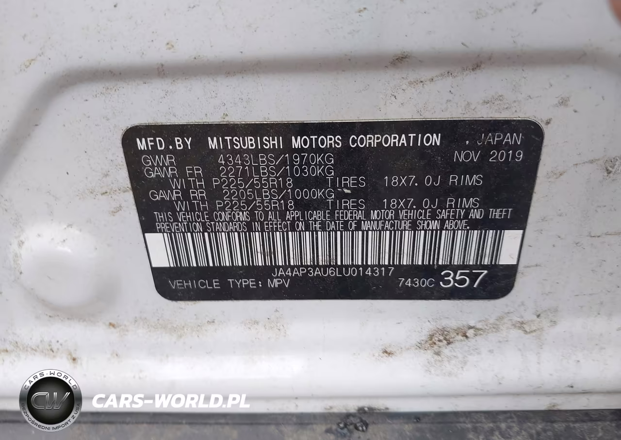 2020 Mitsubishi Outlander Sport 2.0 Es VIN:JA4AP3AU6LU014317 - 9