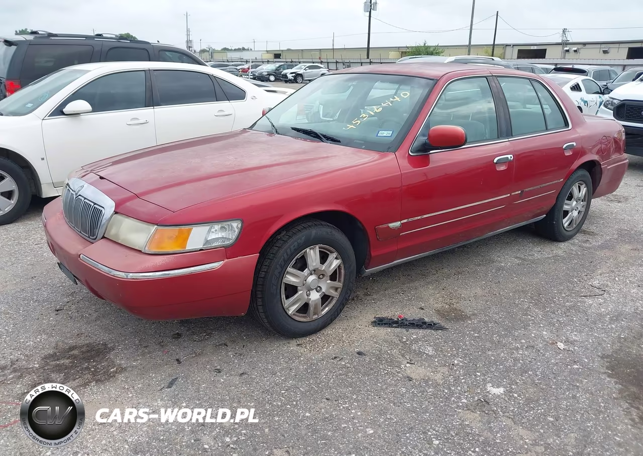 2001 Mercury Grand Marquis Gs VIN:2MEFM74W91X603701 - 2