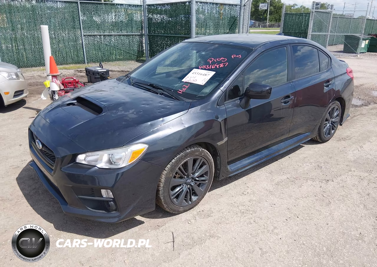 2017 Subaru Wrx VIN:JF1VA1B69H9838728 - 2