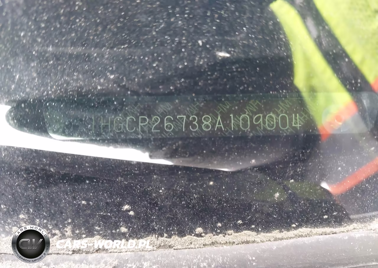 2008 Honda Accord 2.4 Ex VIN:1HGCP26738A109004 - 9