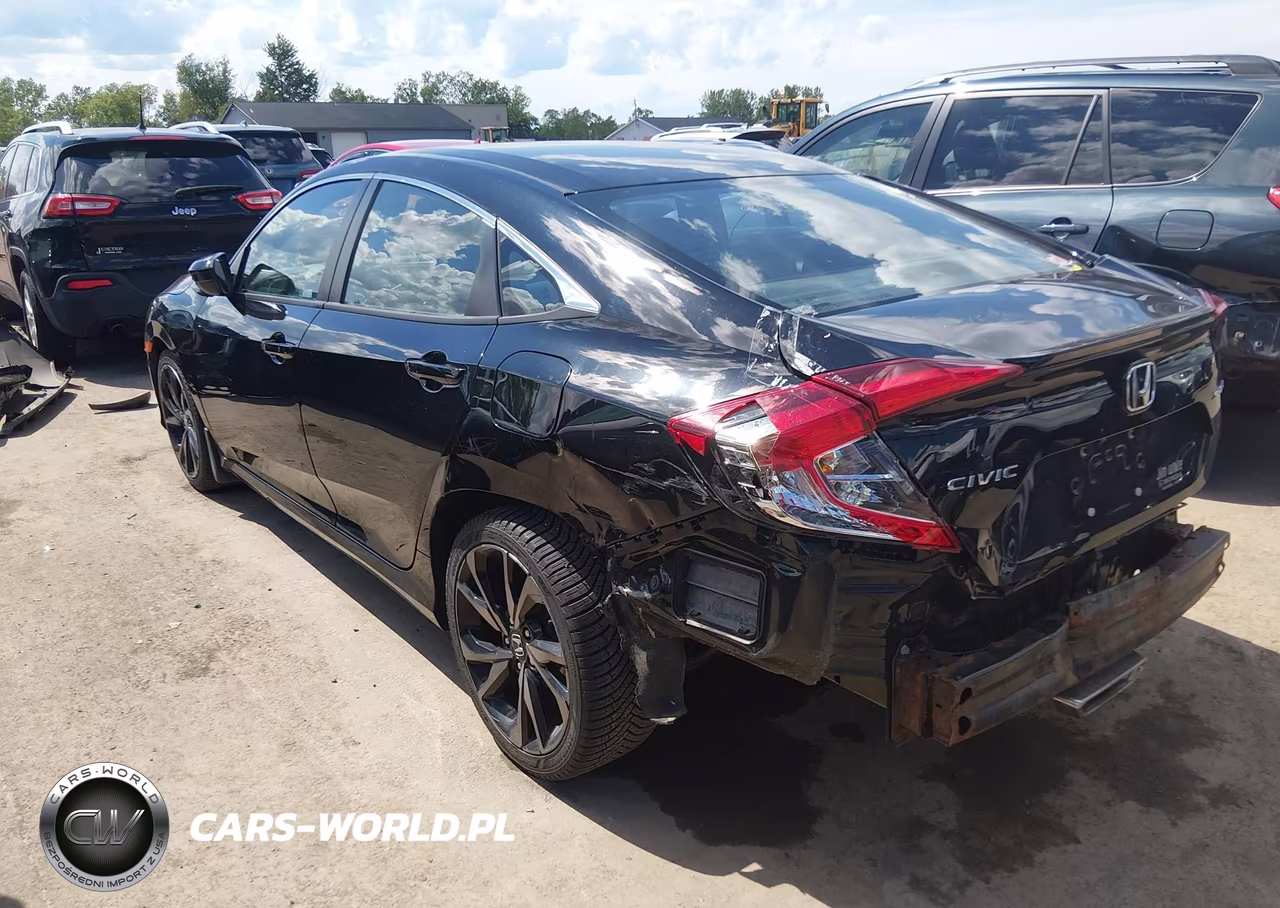 2019 Honda Civic Sport VIN:2HGFC2F84KH503198 - 3