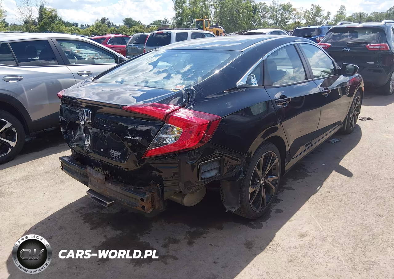 2019 Honda Civic Sport VIN:2HGFC2F84KH503198 - 4