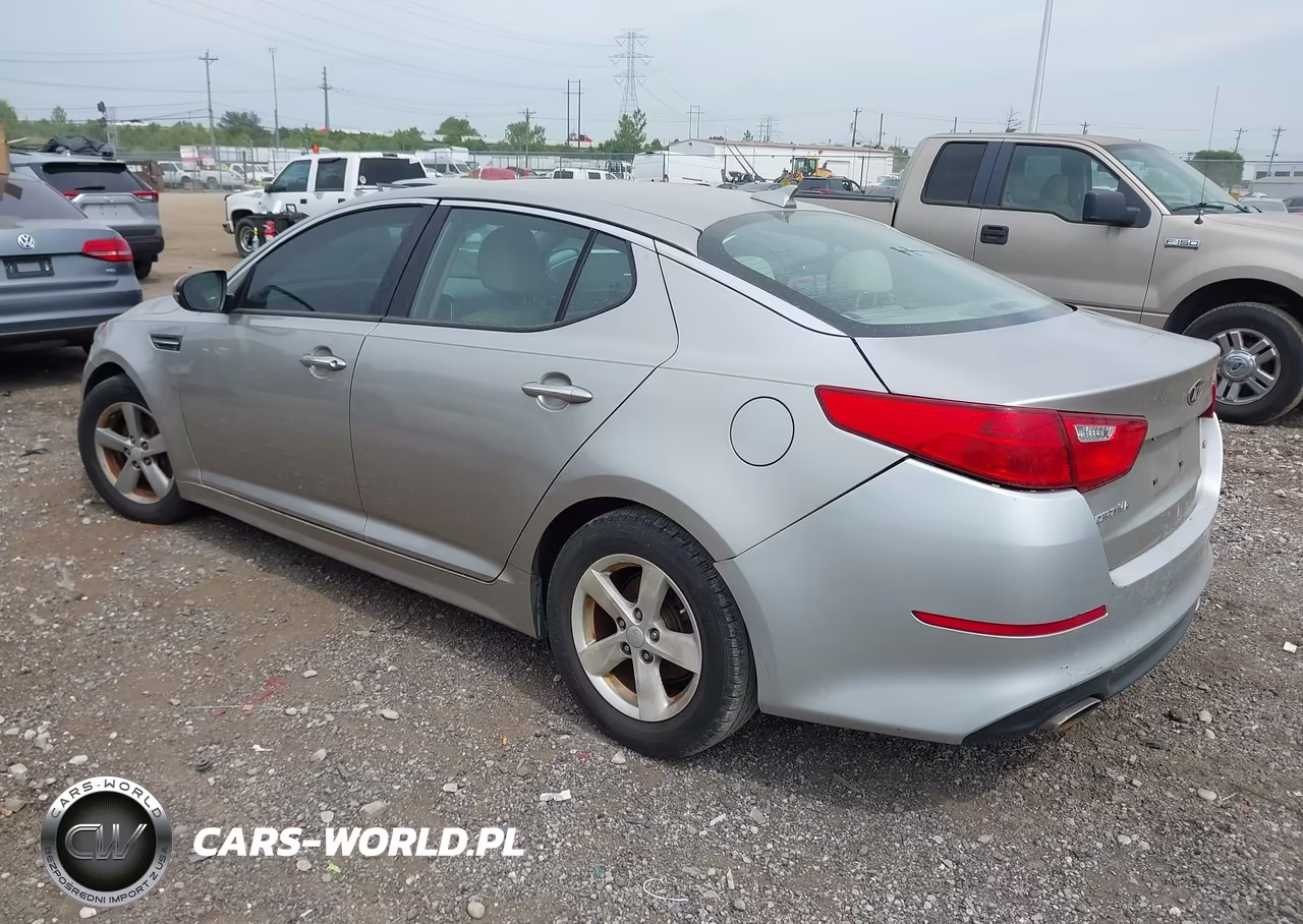 2014 Kia Optima Lx VIN:KNAGM4A75E5519350 - 3