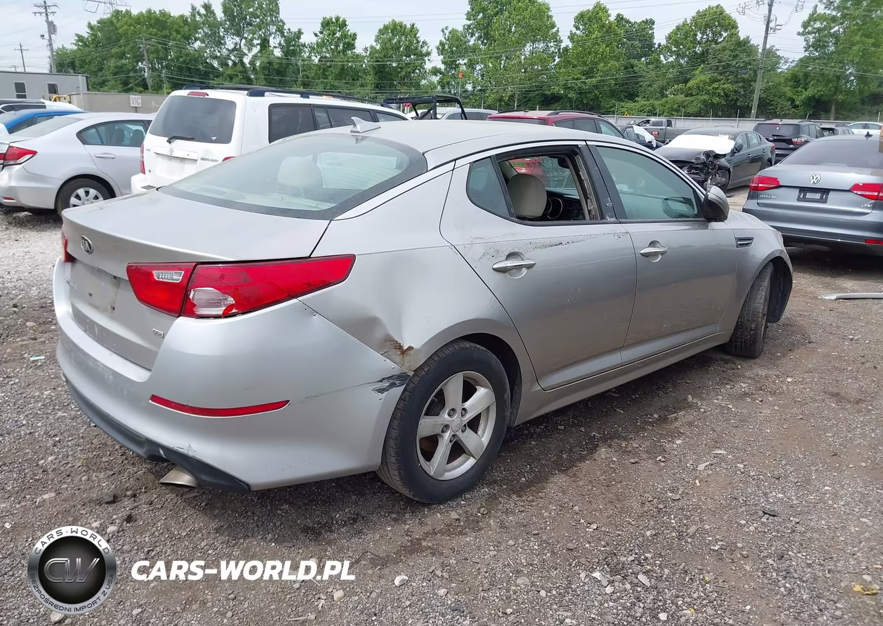 2014 Kia Optima Lx VIN:KNAGM4A75E5519350 - 4