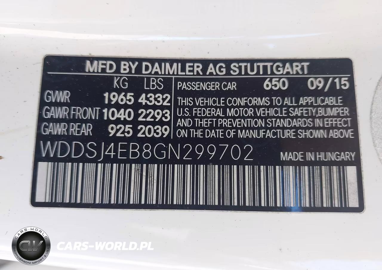 2016 Mercedes-Benz Cla 250 VIN:WDDSJ4EB8GN299702 - 9