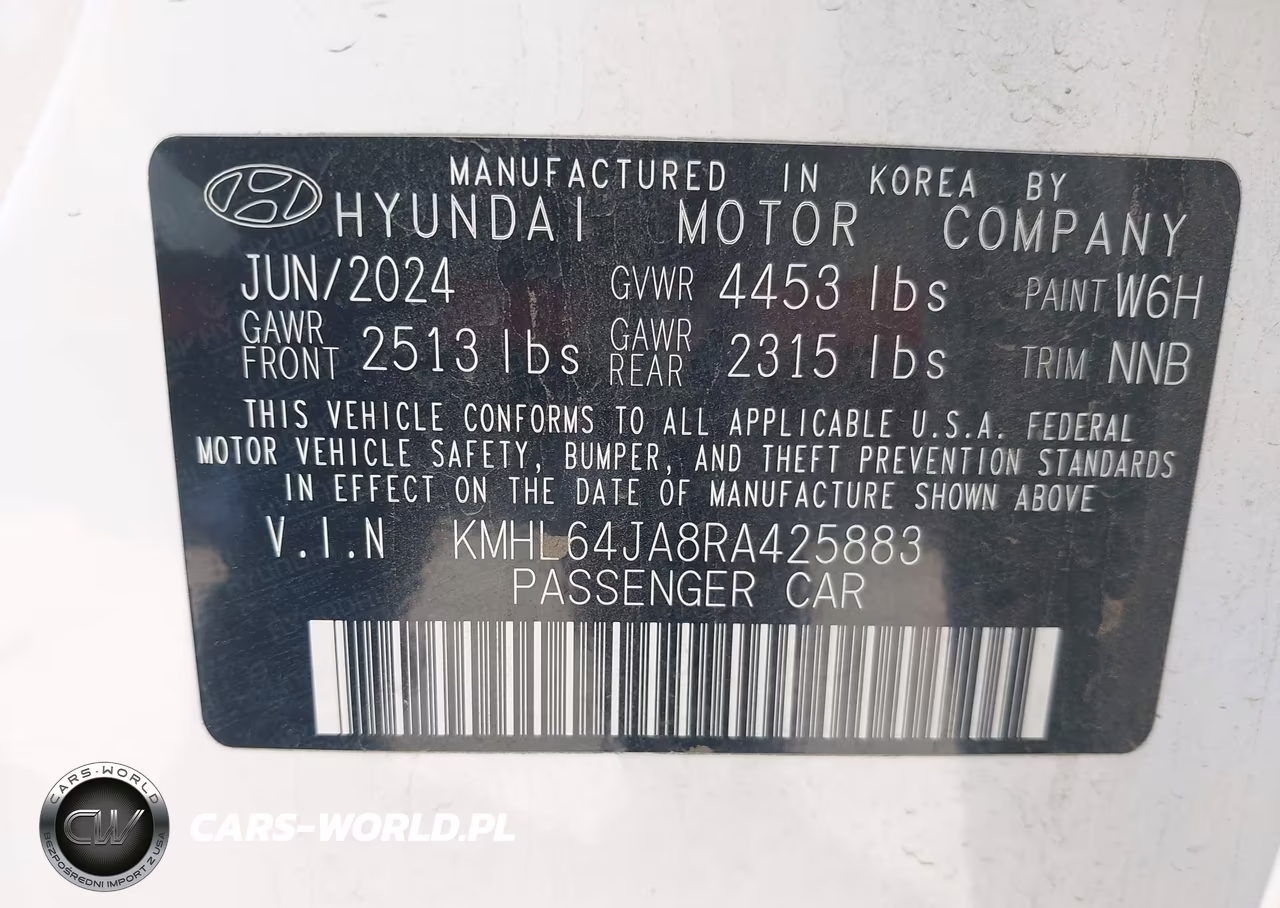 2024 Hyundai Sonata Sel VIN:KMHL64JA8RA425883 - 9