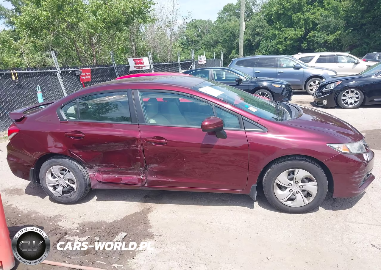 2015 Honda Civic Lx VIN:19XFB2F50FE011390 - 13