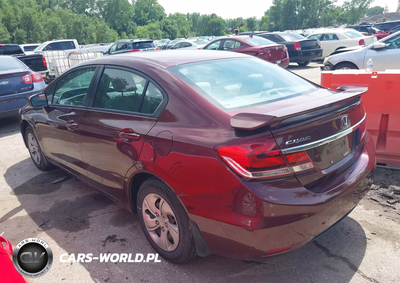 2015 Honda Civic Lx VIN:19XFB2F50FE011390 - 3