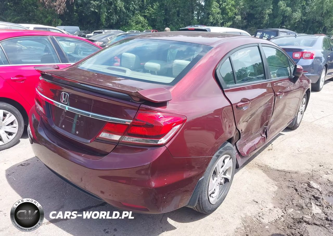 2015 Honda Civic Lx VIN:19XFB2F50FE011390 - 4