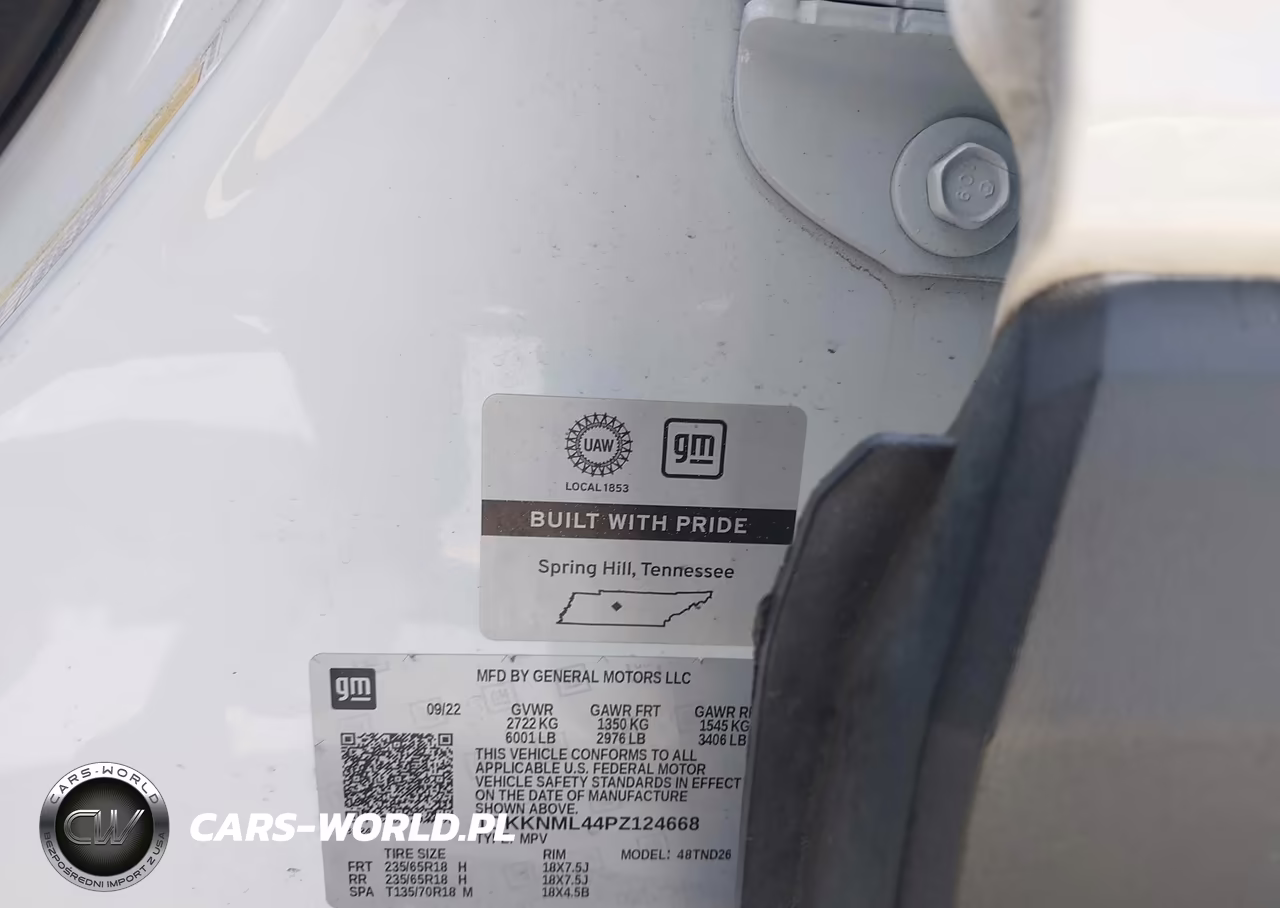 2023 GMC Acadia Fwd Slt VIN:1GKKNML44PZ124668 - 9
