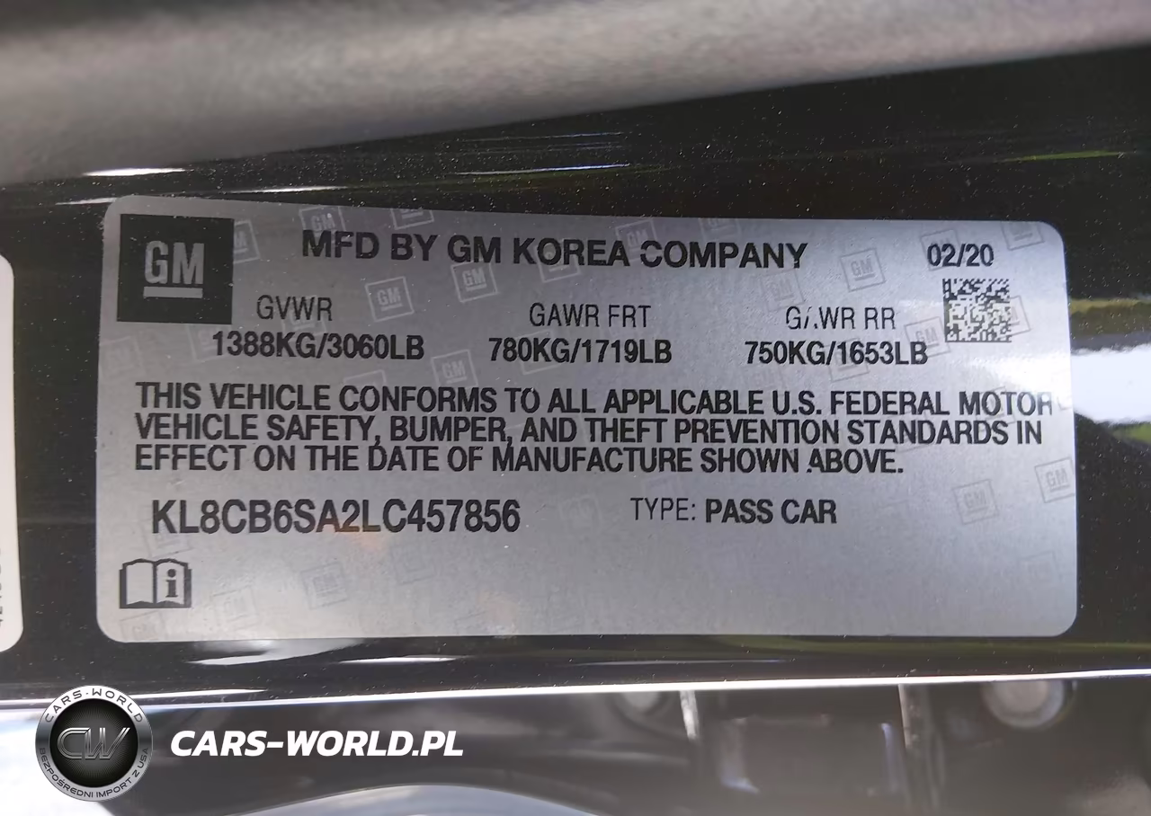 2020 Chevrolet Spark Fwd Ls Automatic VIN:KL8CB6SA2LC457856 - 9