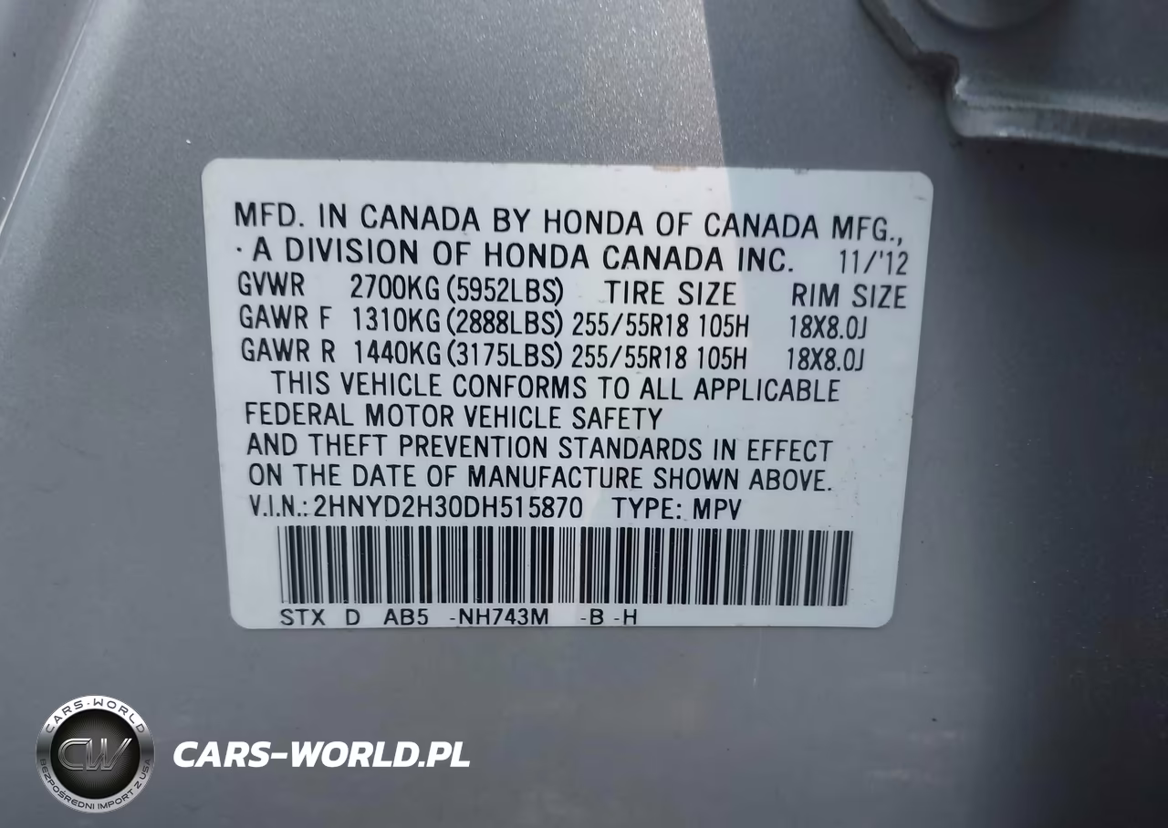 2013 Acura Mdx Technology Package VIN:2HNYD2H30DH515870 - 9