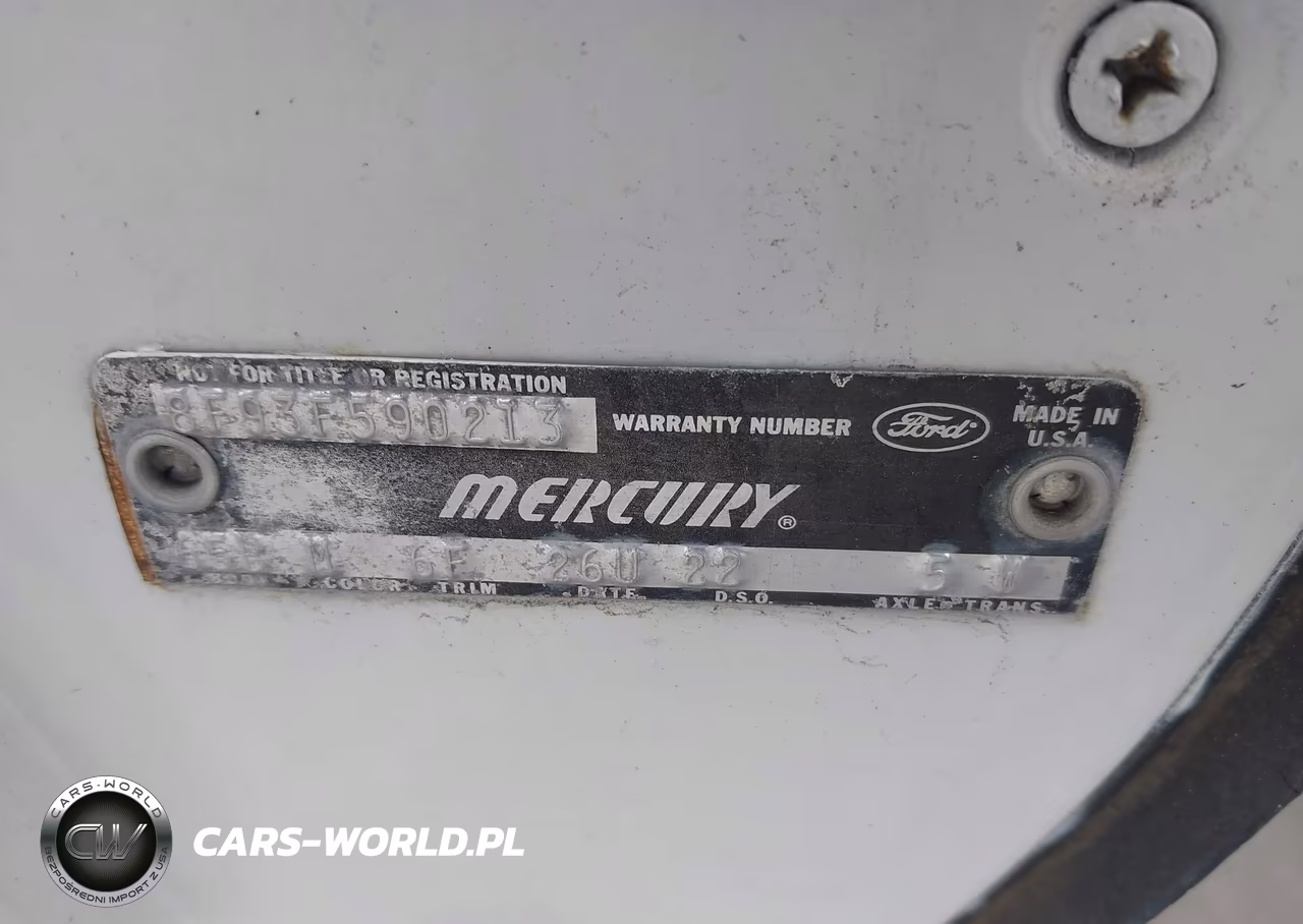 1968 Mercury Cougar VIN:0000008F93F590213 - 9
