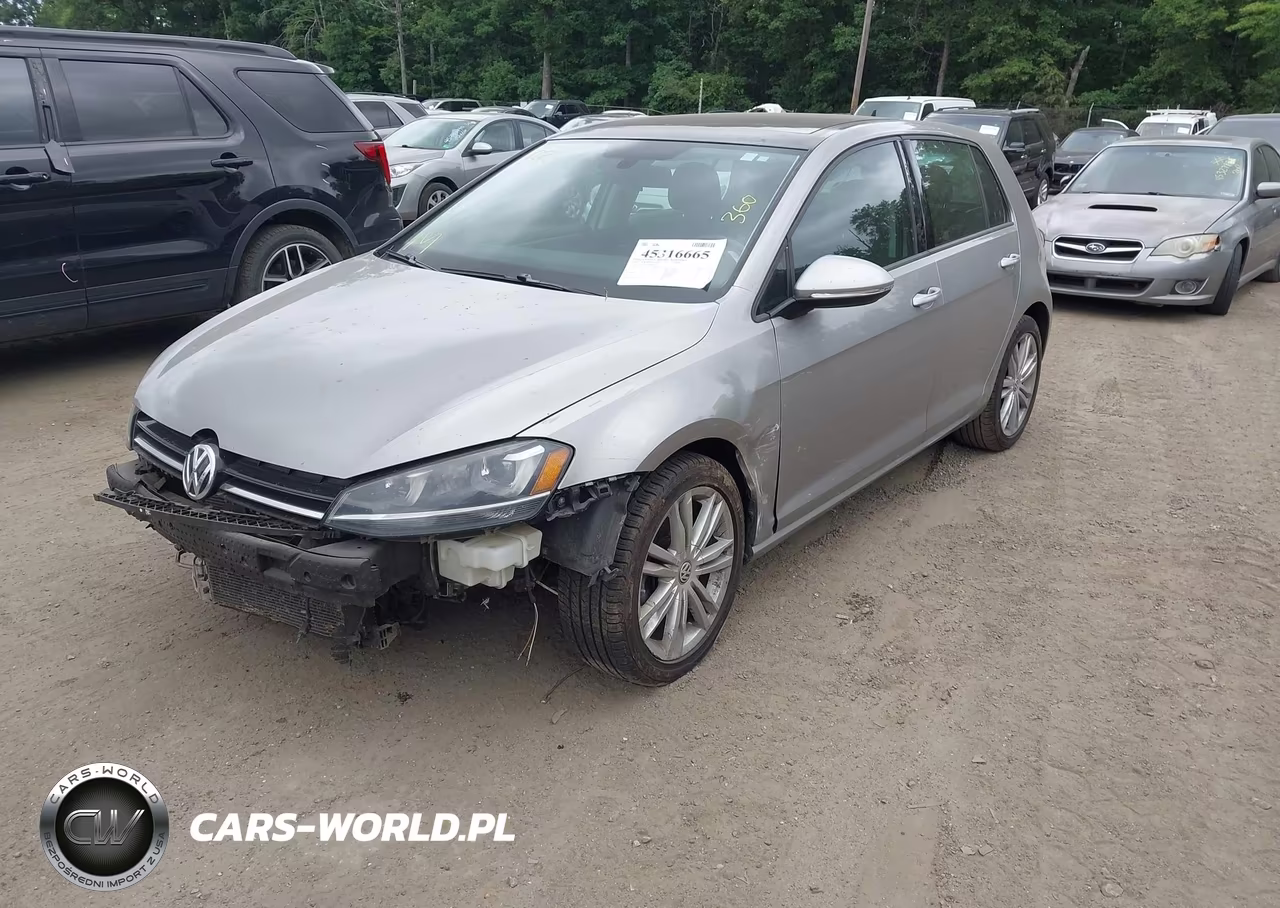 2015 Volkswagen Golf Tdi Se 4-Door VIN:3VW2A7AUXFM032926 - 2