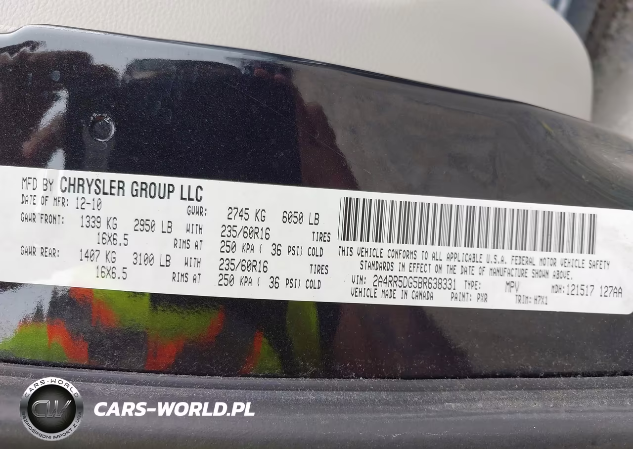 2011 Chrysler Town & Country Touring VIN:2A4RR5DG5BR638331 - 9