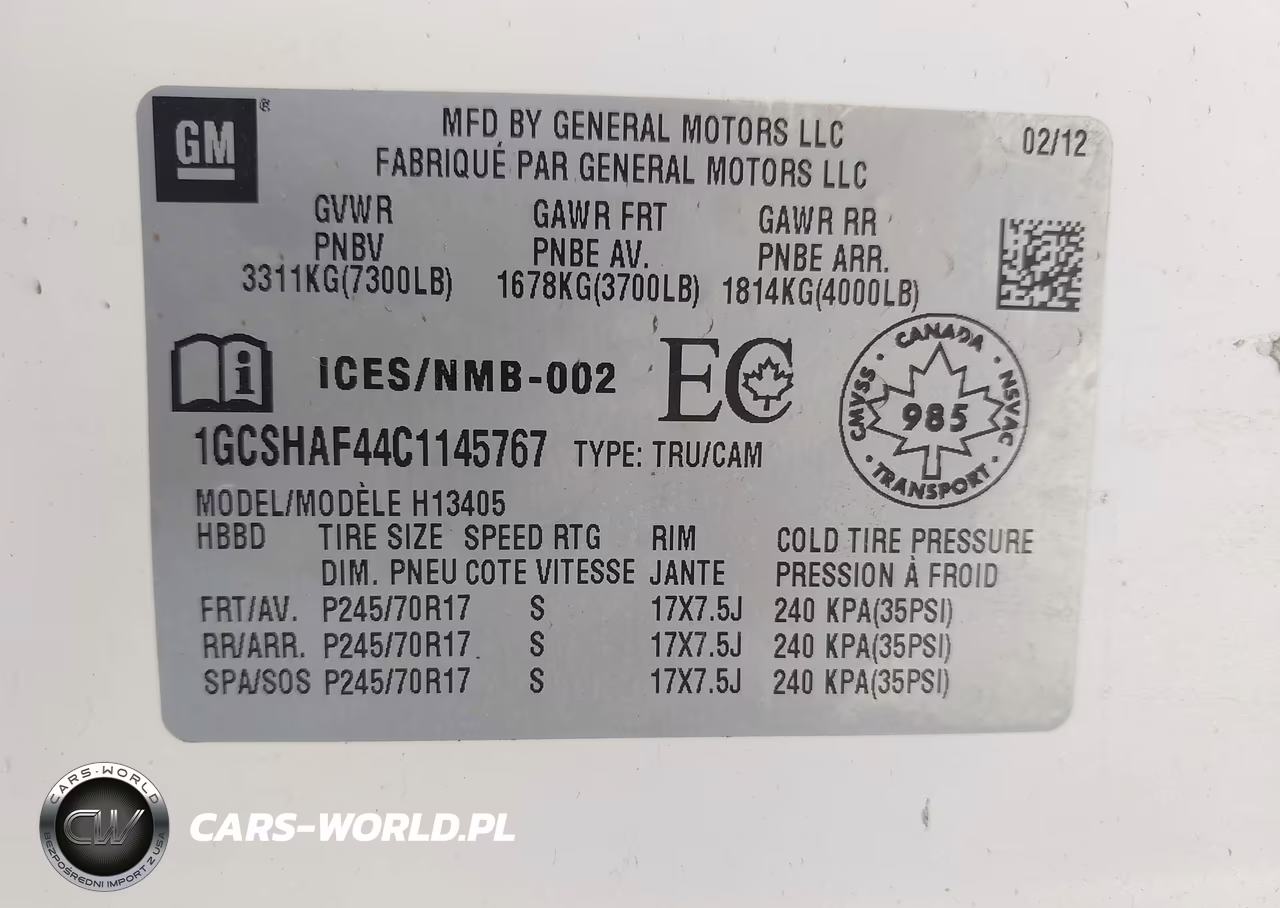 2012 Chevrolet Express 1500 Work Van VIN:1GCSHAF44C1145767 - 9