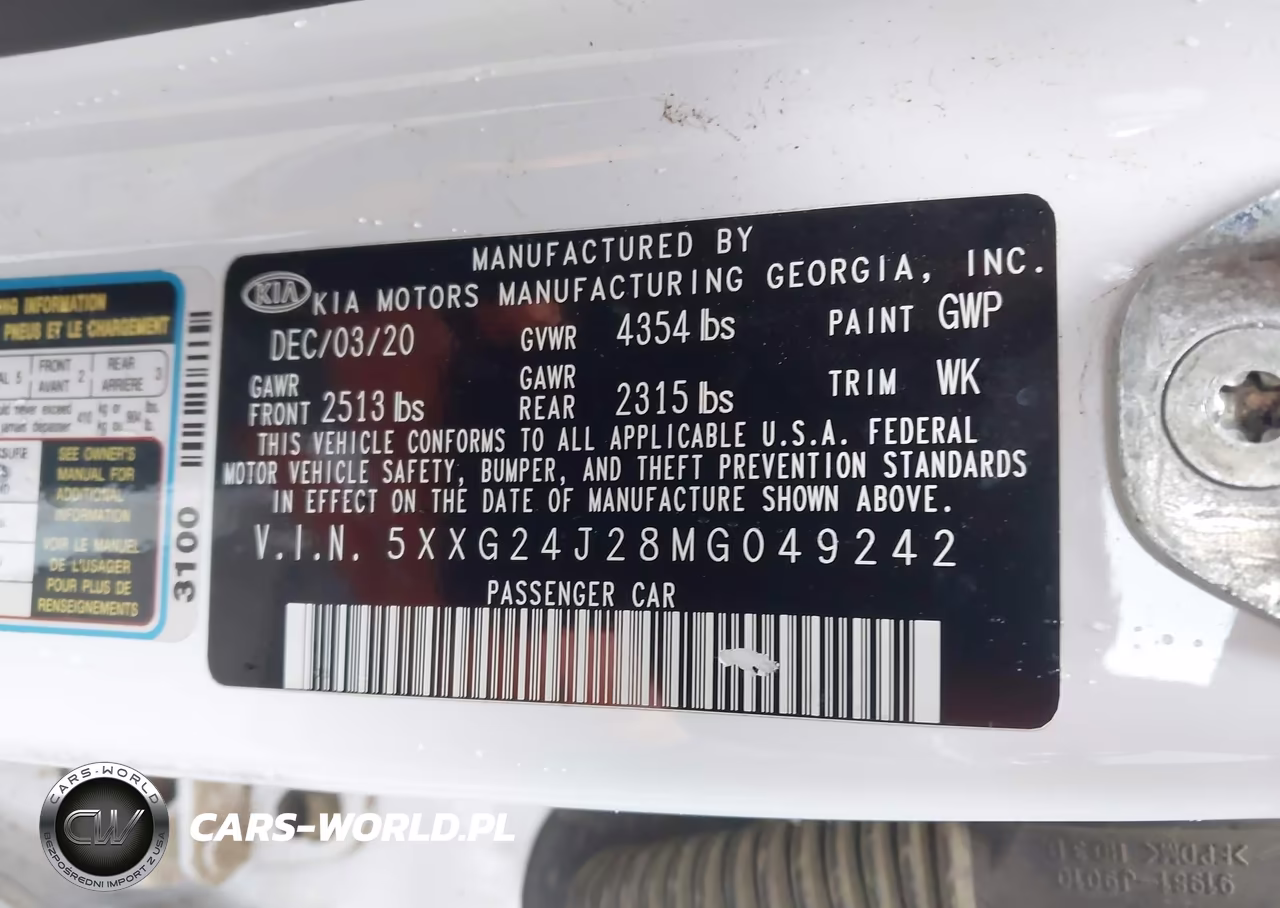 2021 Kia K5 Lx VIN:5XXG24J28MG049242 - 9