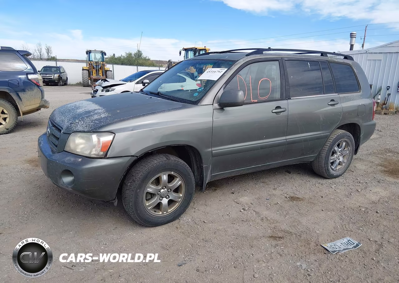 2007 Toyota Highlander 3Rd Row VIN:JTEEP21A170214179 - 2