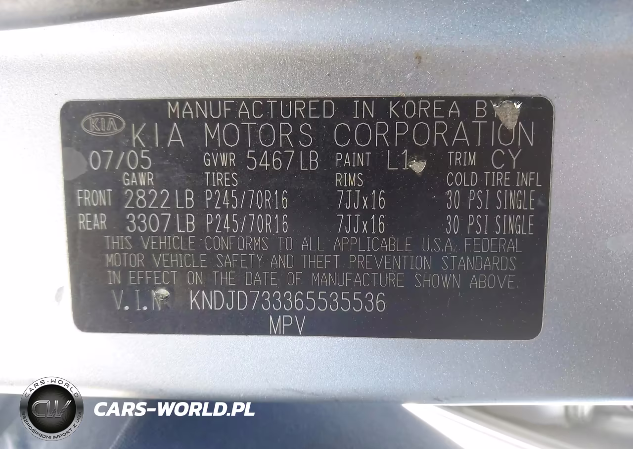 2006 Kia Sorento Ex-Lx VIN:KNDJD733365535536 - 9