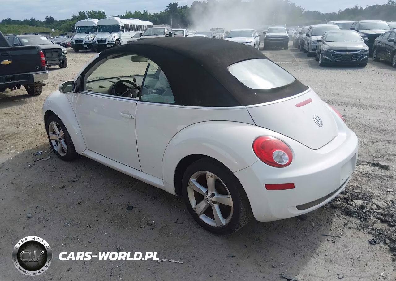 2007 Volkswagen New Beetle Triple White VIN:3VWFF31Y97M419662 - 3