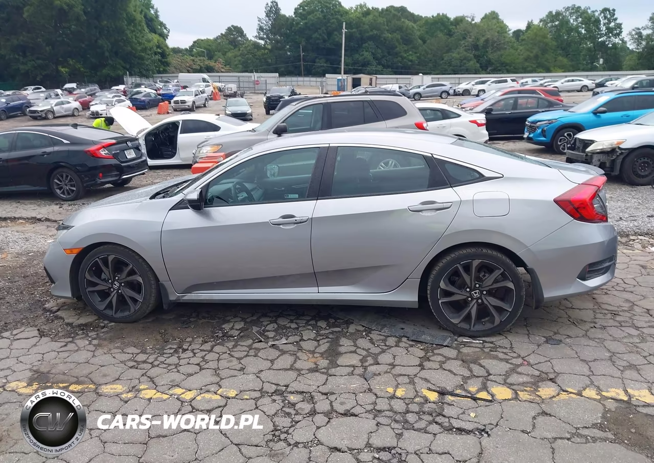 2020 Honda Civic Sport VIN:19XFC2F86LE007363 - 14