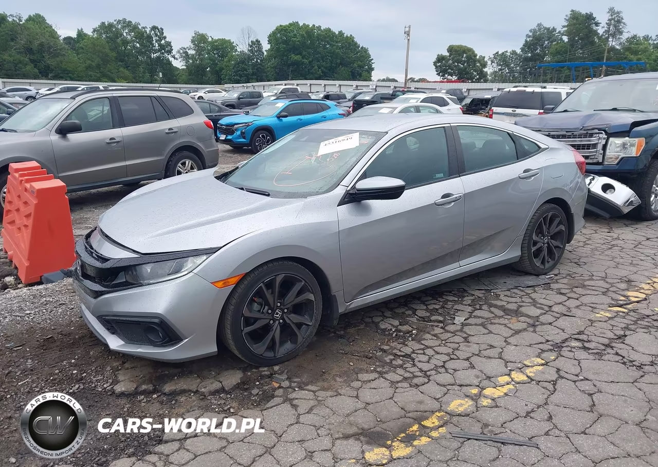 2020 Honda Civic Sport VIN:19XFC2F86LE007363 - 2