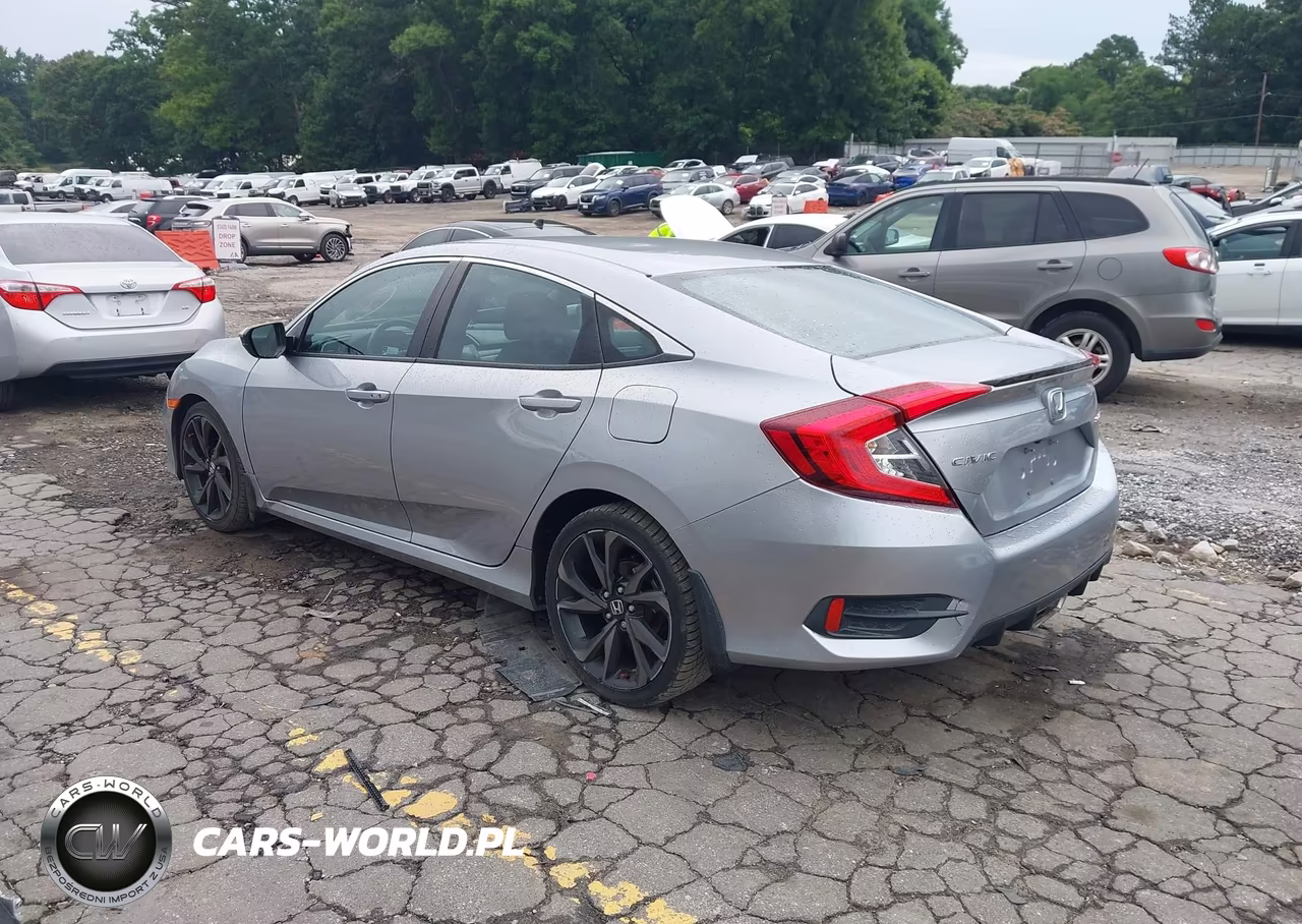 2020 Honda Civic Sport VIN:19XFC2F86LE007363 - 3